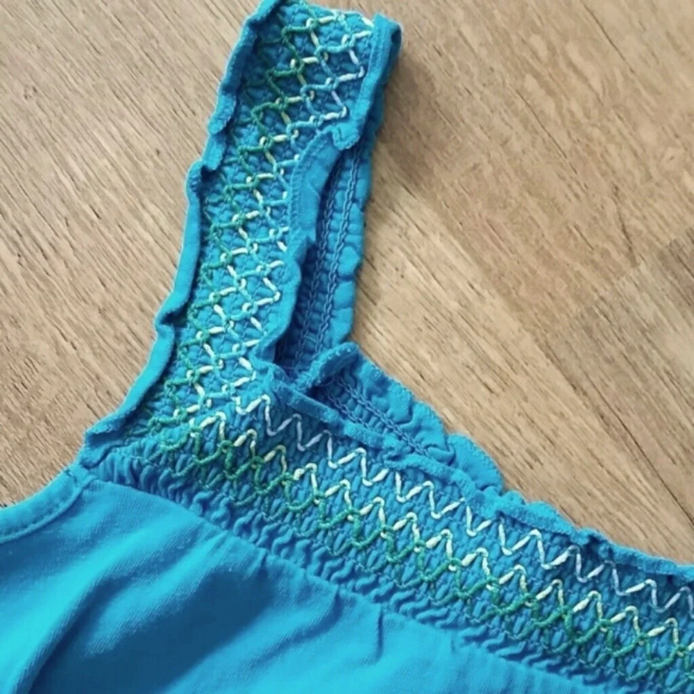 GAP Girls 3 Pack Tank Tops Size XS (4-5)- Turquoise, Pink, Red‎